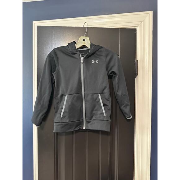 Under Armour ColdGear Full-Zip Jacket – Youth XS – Black - Picture 2 of 2